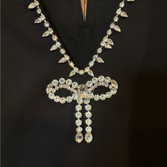 Chic Black Dress with Rhinestone Embellishments - Picture 3 of 7